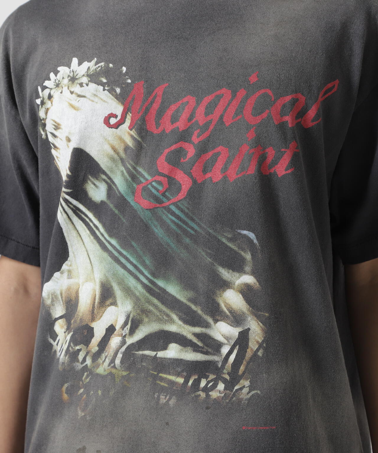 SAINT MICHAEL/セントマイケル/SS TEE/MAGICAL SAINT/BLK | ROYAL FLASH ( ロイヤルフラッシュ )  | US ONLINE STORE（US オンラインストア）