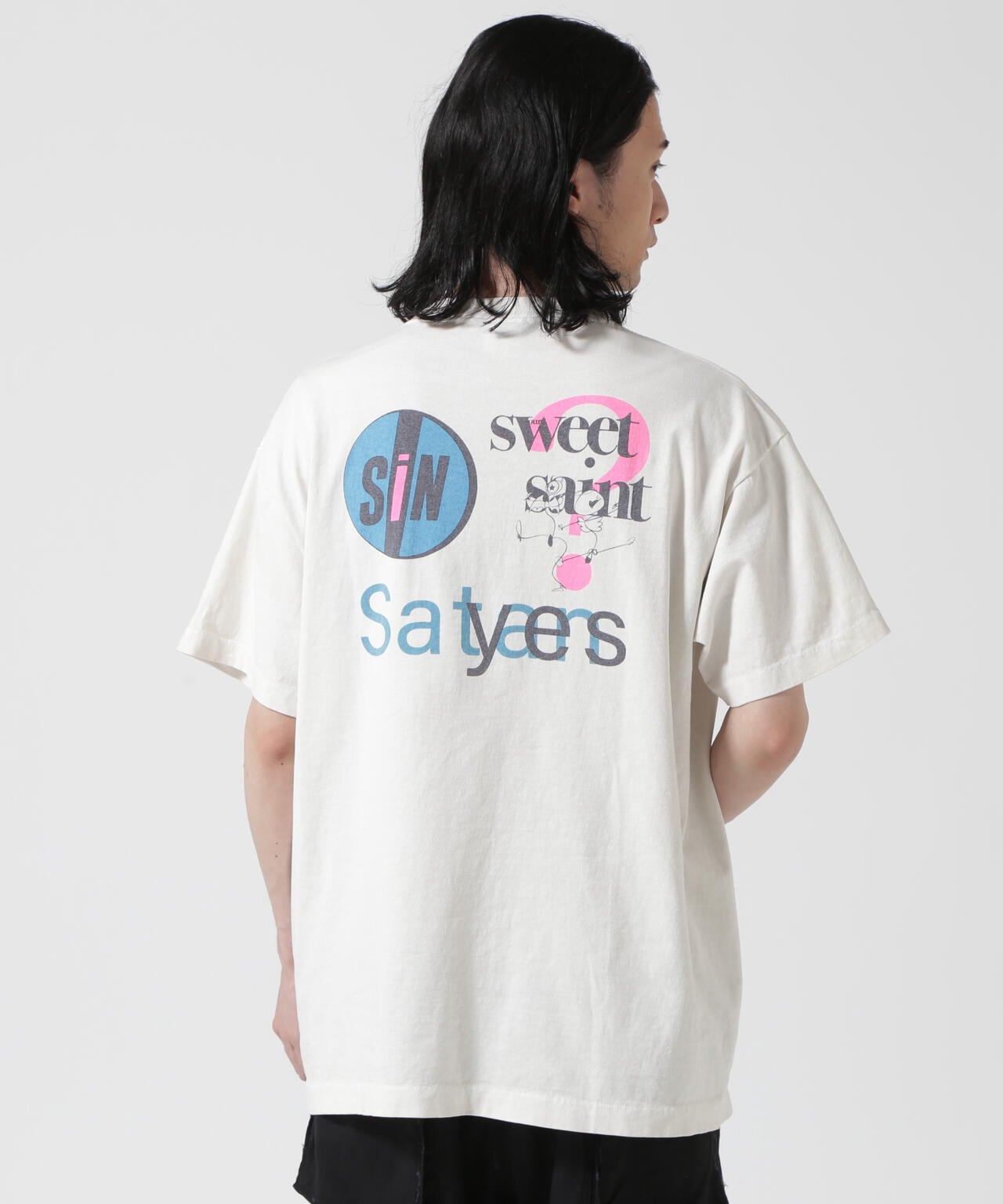 SAINT MICHAEL/セントマイケル/SS TEE/SWEET SAINT/WHITE | ROYAL FLASH ( ロイヤルフラッシュ )  | US ONLINE STORE（US オンラインストア）