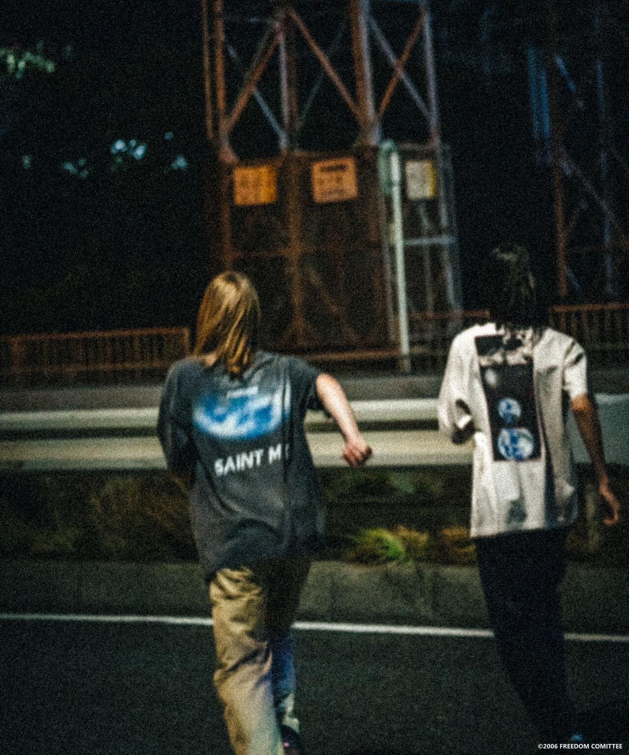 SAINT MICHAEL/セント マイケル/FD_SS TEE/FREEDOM/BLACK