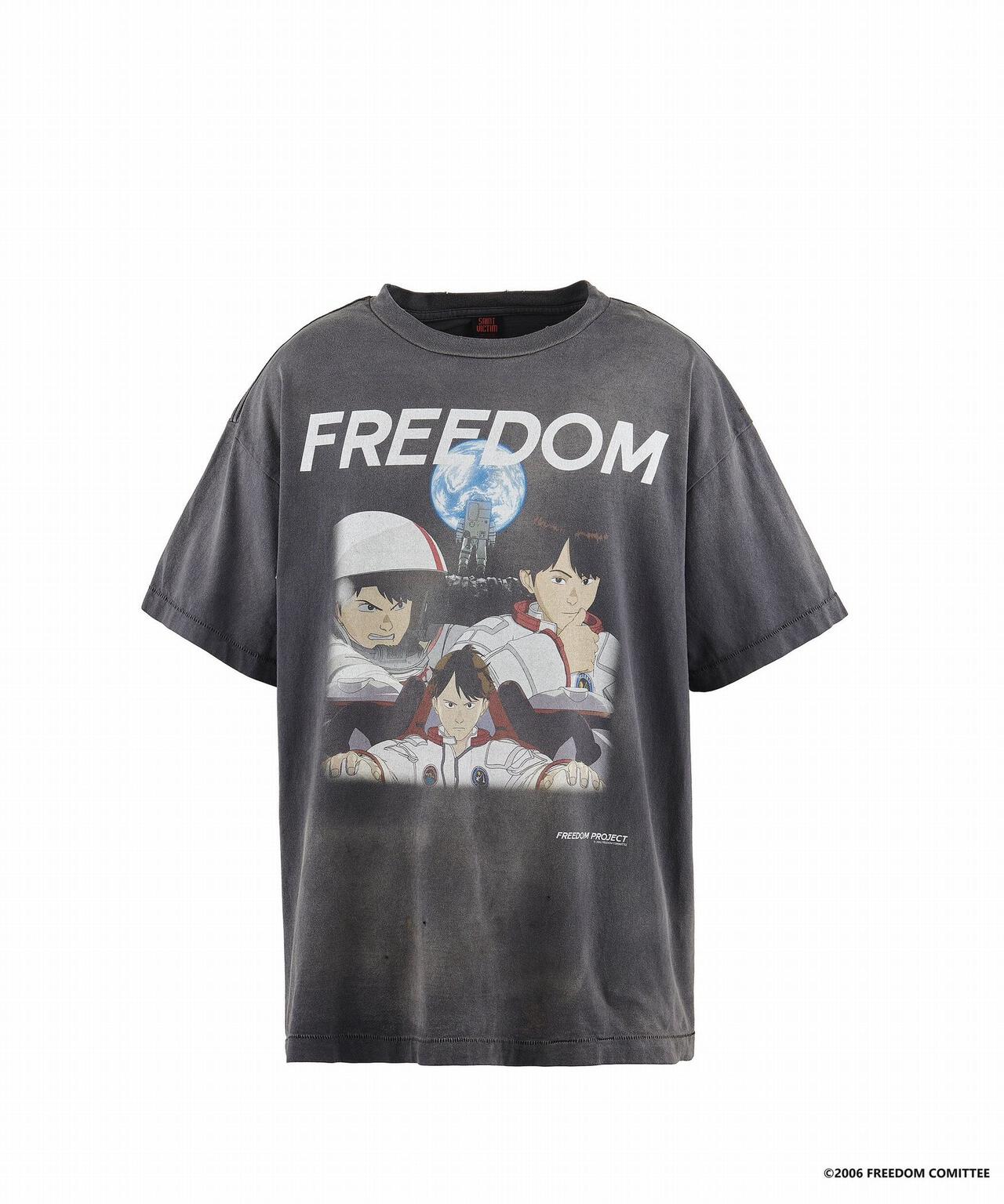 SAINT MICHAEL/セント マイケル/FD_SS TEE/FREEDOM/BLACK