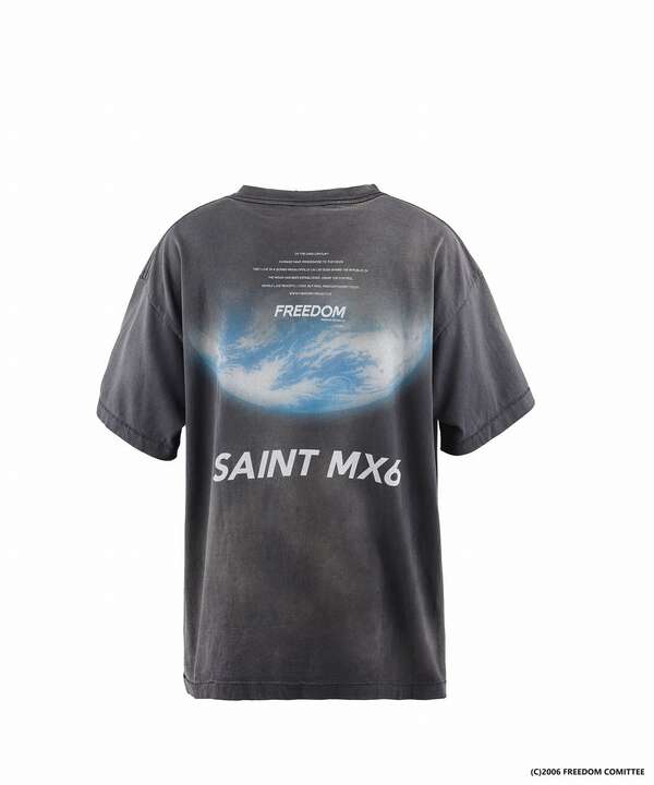 SAINT MICHAEL/セント マイケル/FD_SS TEE/FREEDOM/BLACK