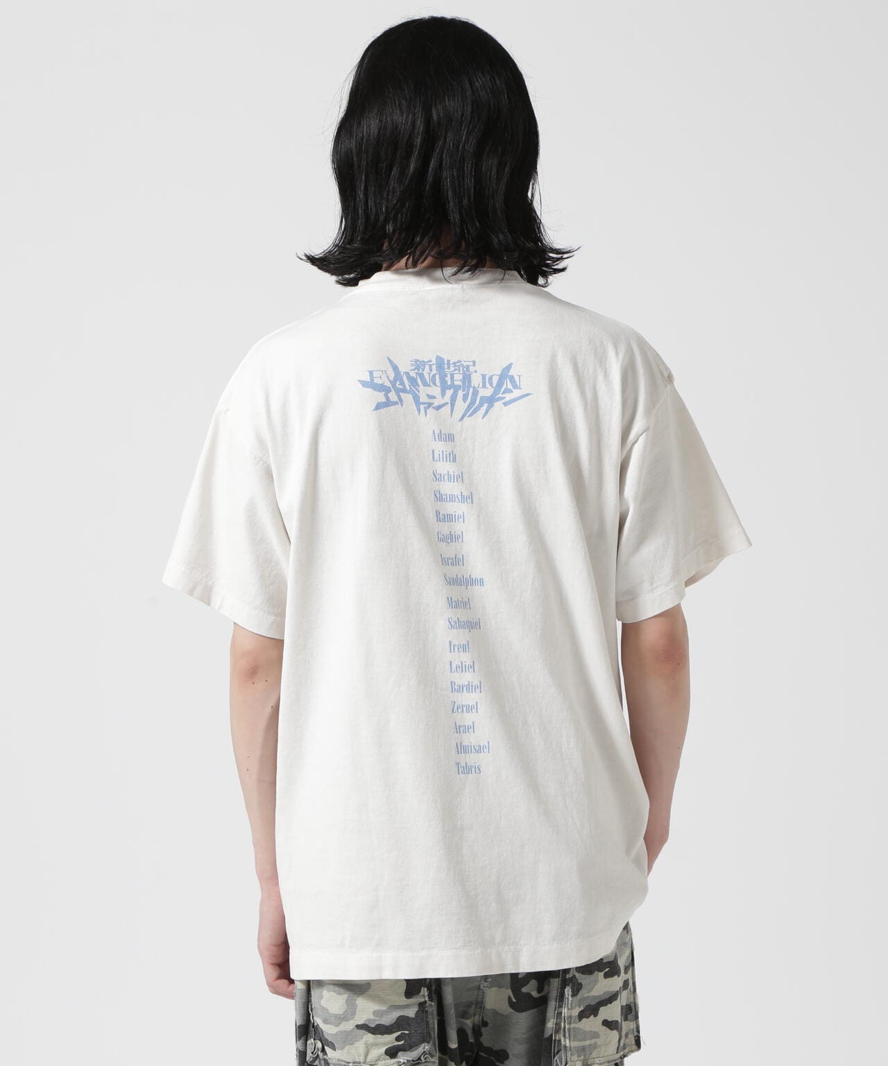 SAINT MICHAEL/セントマイケル×エヴァンゲリオン/SS TEE/SHINJI/WHITE | ROYAL FLASH (  ロイヤルフラッシュ ) | US ONLINE STORE（US オンラインストア）