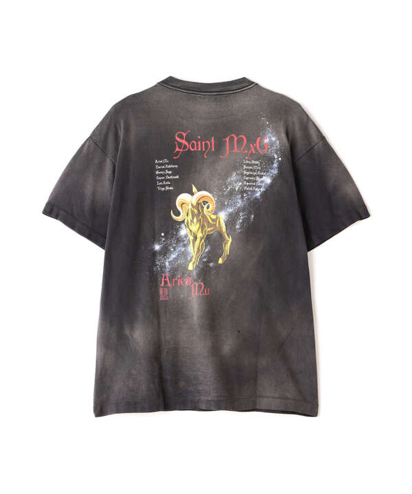 SAINT MICHAEL/セント マイケル/聖闘士星矢/SS_SS TEE/MU/BLACK