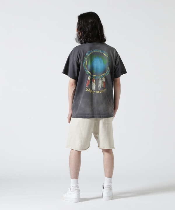 SAINT MICHAEL/セント マイケル/LM_SS TEE/HOLY GHOST/BLK