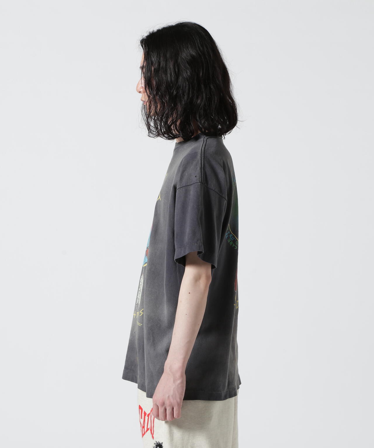 SAINT MICHAEL/セント マイケル/LM_SS TEE/HOLY GHOST/BLK | ROYAL  