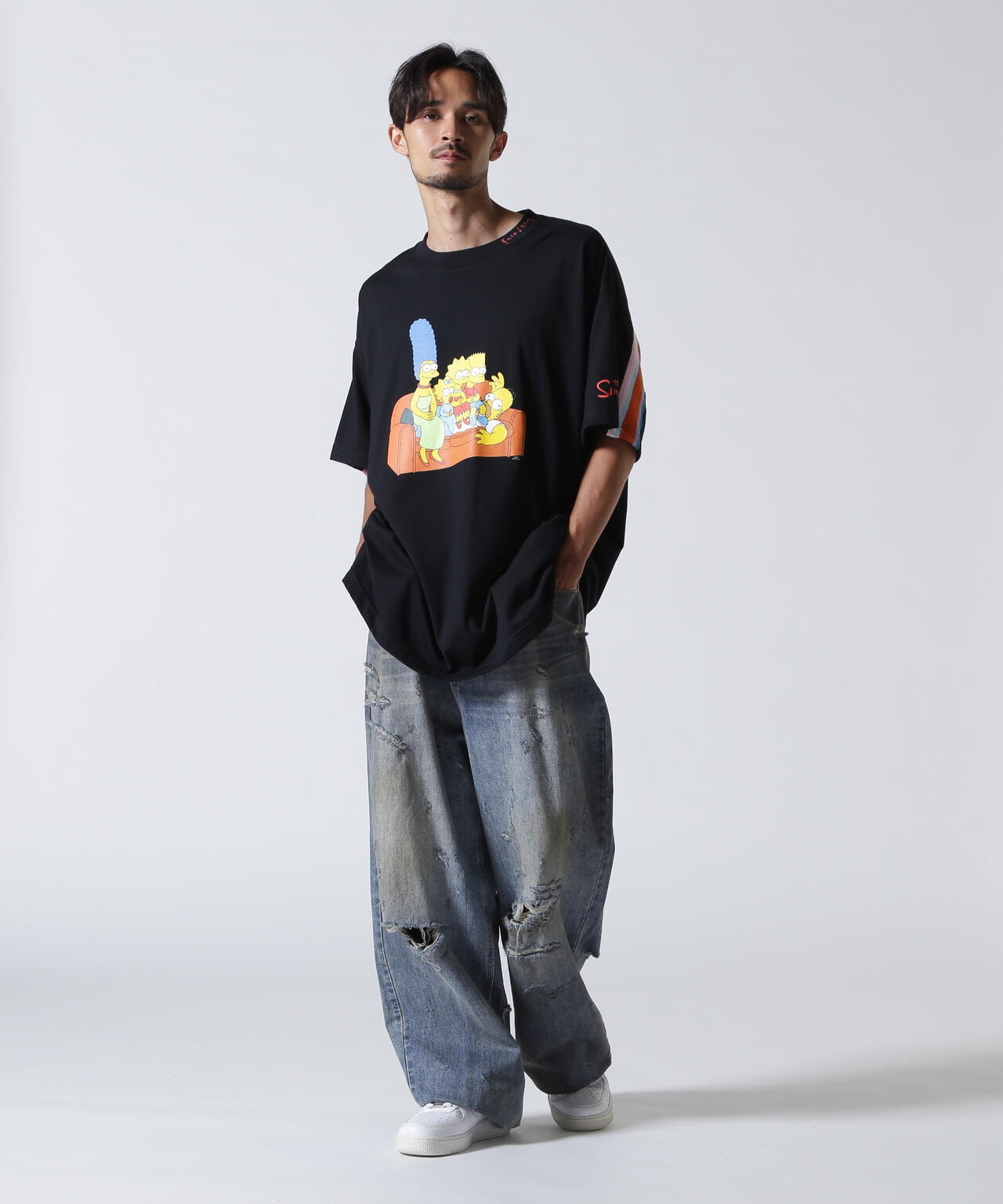 FACETASM/ファセッタズム/THE SIMPSONS RIB BIG TEE