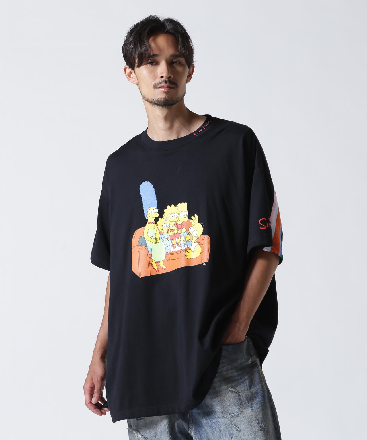 FACETASM/ファセッタズム/THE SIMPSONS RIB BIG TEE