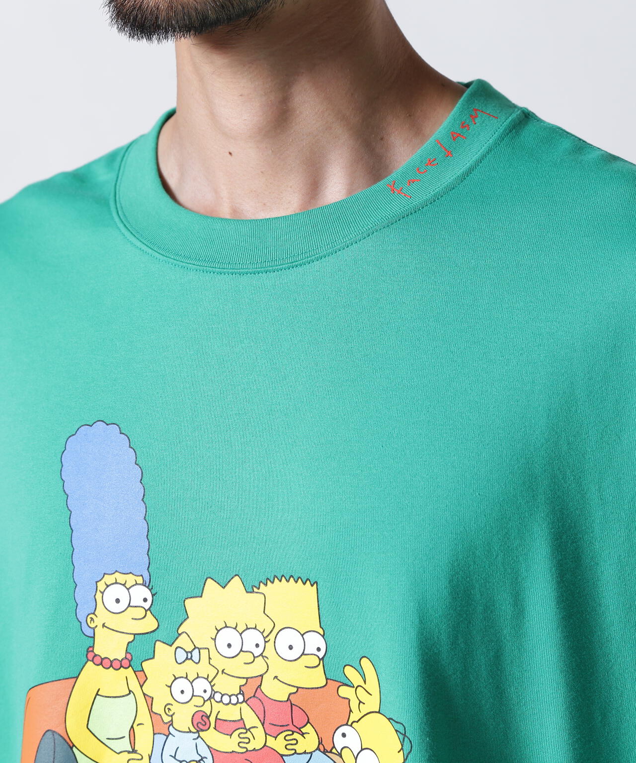 FACETASM/ファセッタズム/THE SIMPSONS RIB BIG TEE