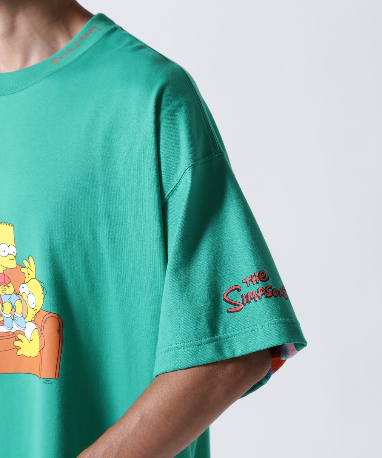 FACETASM/ファセッタズム/THE SIMPSONS RIB BIG TEE