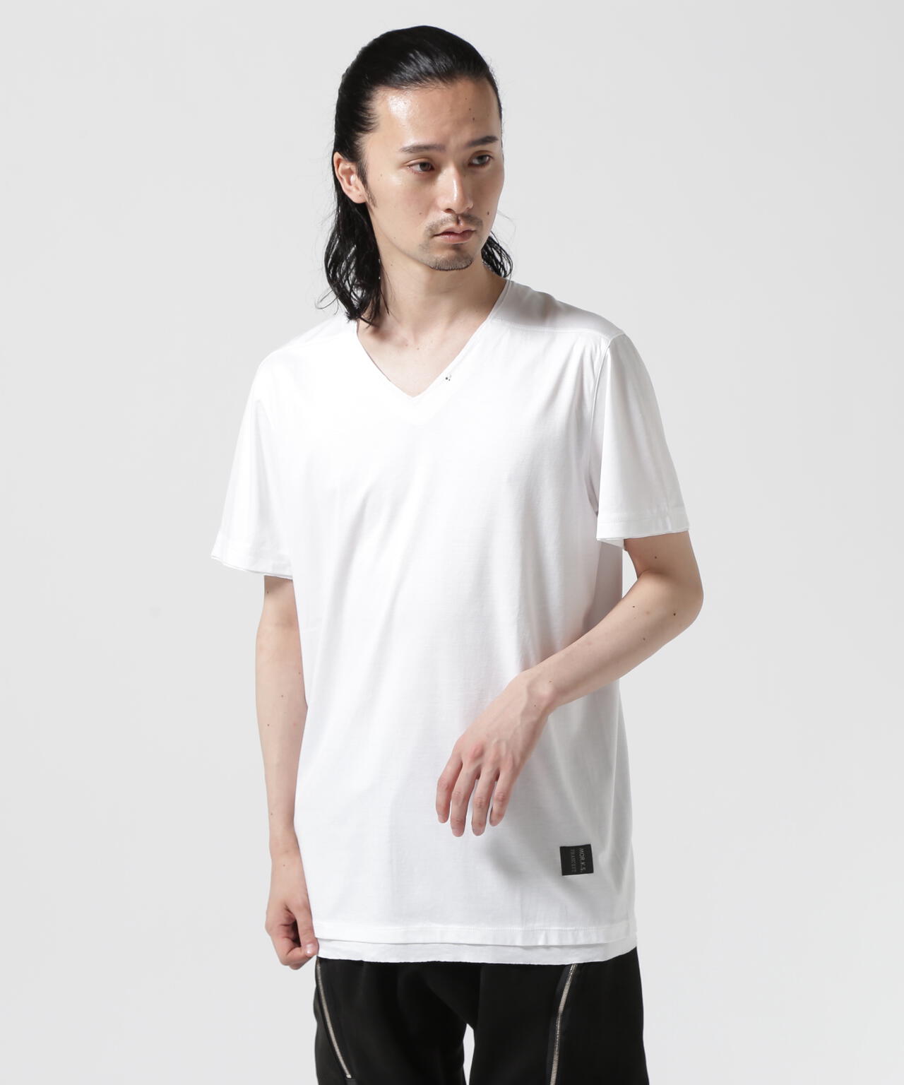 桜井　着　askyy カットソー ミスチル 桜井着 ASKYY レイヤードTシャツ 桜井着askyy カットソー