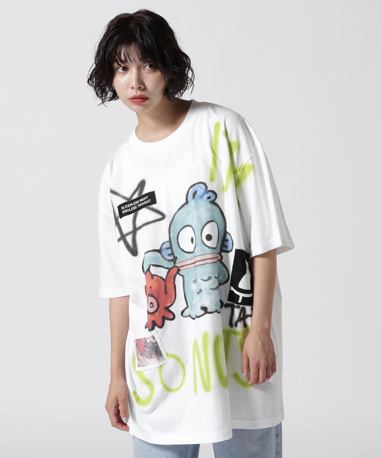 【Guernika×SANRIO CHARACTERS】HAND PAINTED TEEハンギョドン