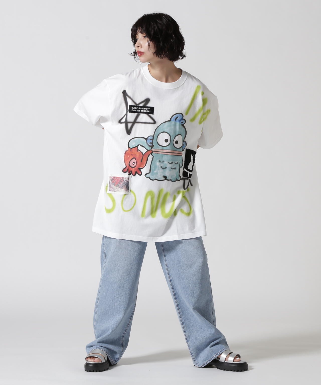 【Guernika×SANRIO CHARACTERS】HAND PAINTED TEEハンギョドン