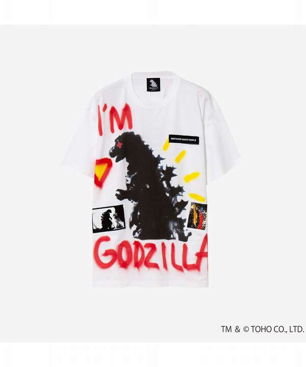 Guernika×Godzilla/ゲルニカ/PAINT T SHIRT/GODZILLA