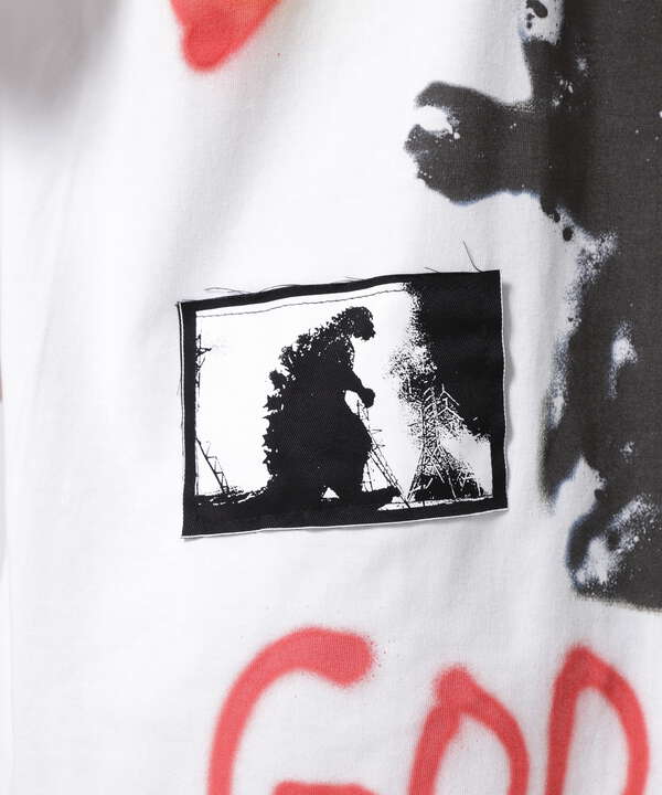 Guernika×Godzilla/ゲルニカ/PAINT T SHIRT/GODZILLA