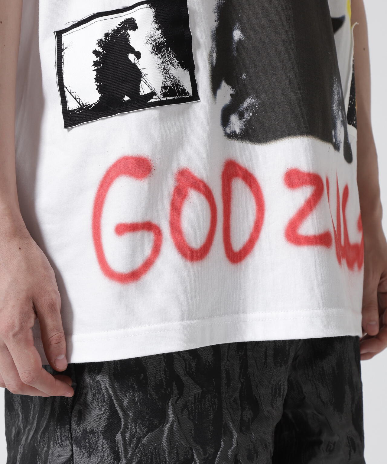 Guernika×Godzilla/ゲルニカ/PAINT T SHIRT/GODZILLA