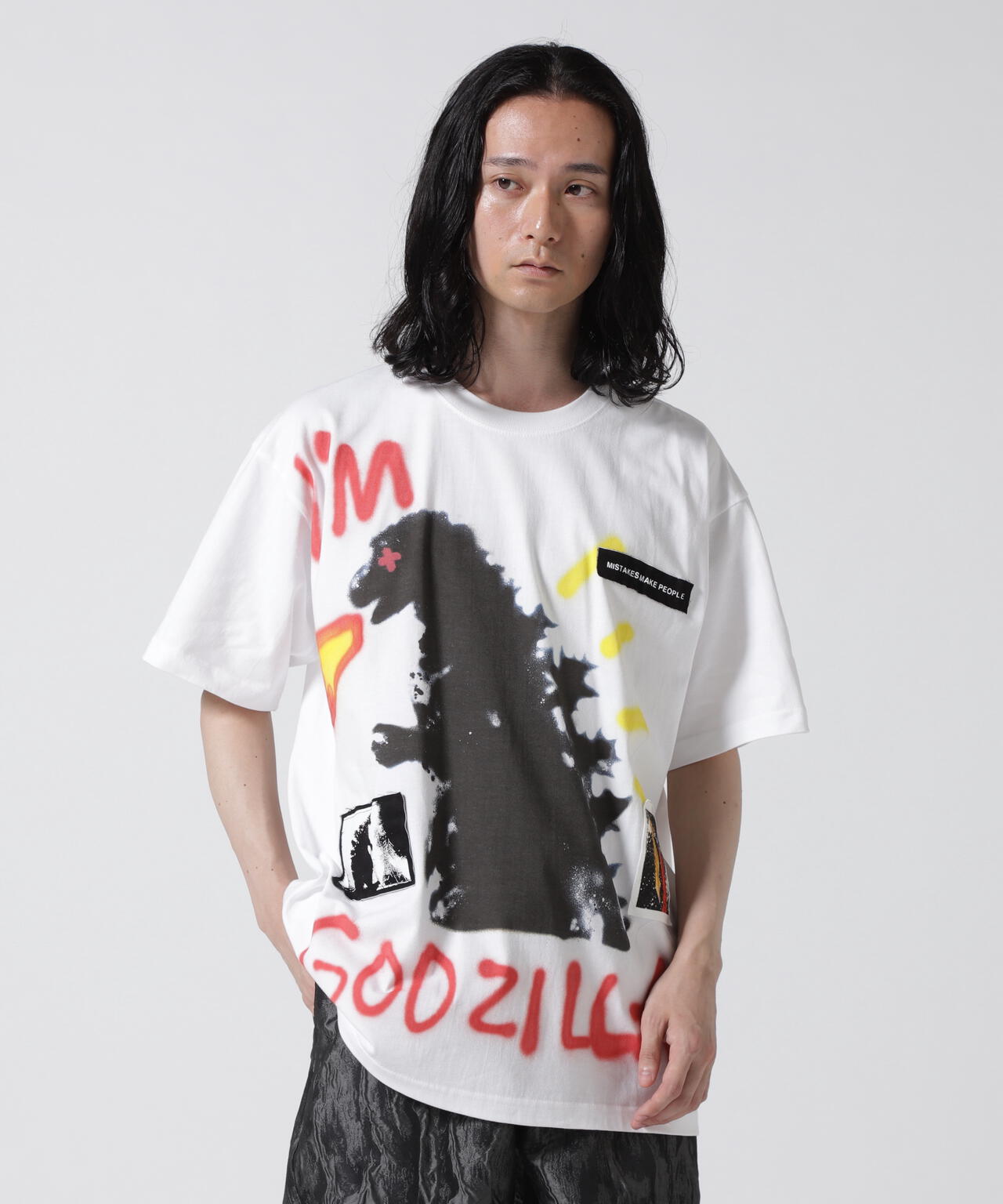 Guernika×Godzilla/ゲルニカ/PAINT T SHIRT/GODZILLA