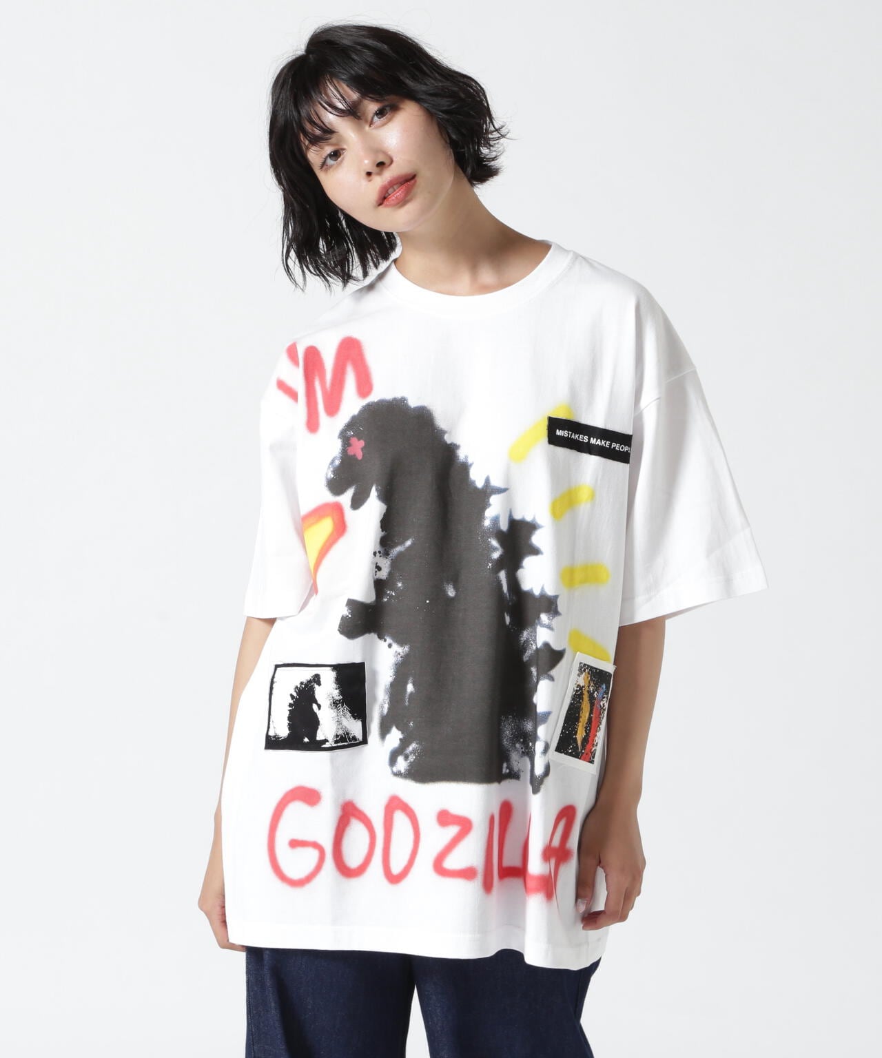 Guernika×Godzilla/ゲルニカ/PAINT T SHIRT/GODZILLA