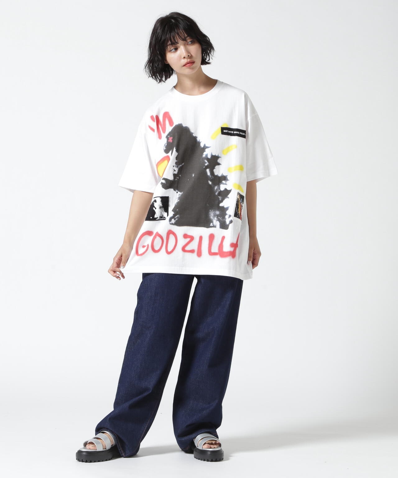 Guernika×Godzilla/ゲルニカ/PAINT T SHIRT/GODZILLA