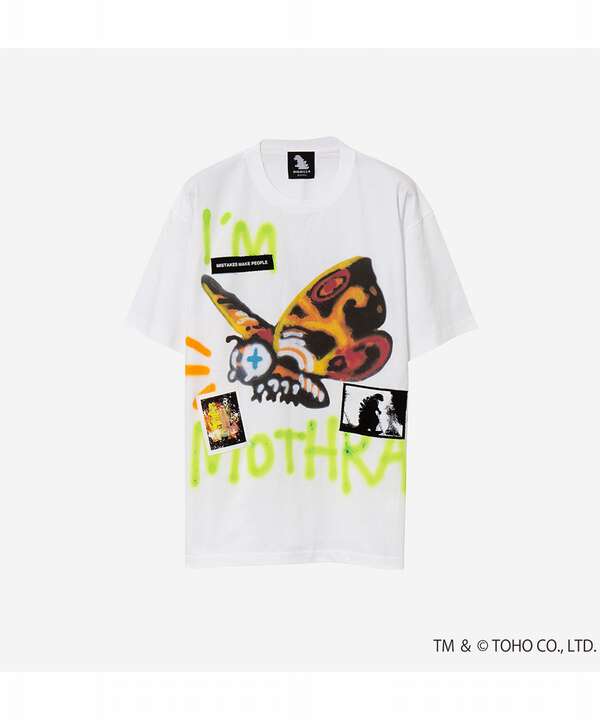 Guernika×Godzilla/ゲルニカ/PAINT T SHIRT/MOTHRA