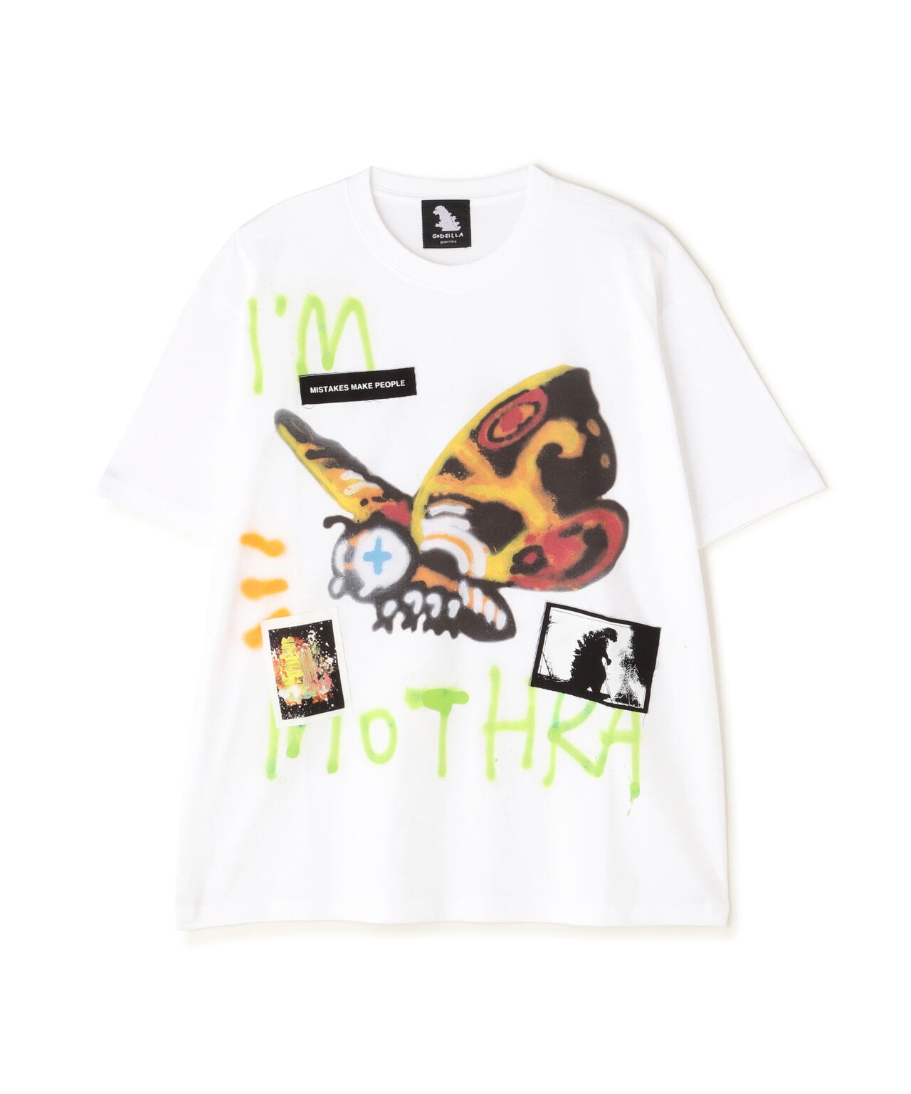 Guernika×Godzilla/ゲルニカ/PAINT T SHIRT/MOTHRA