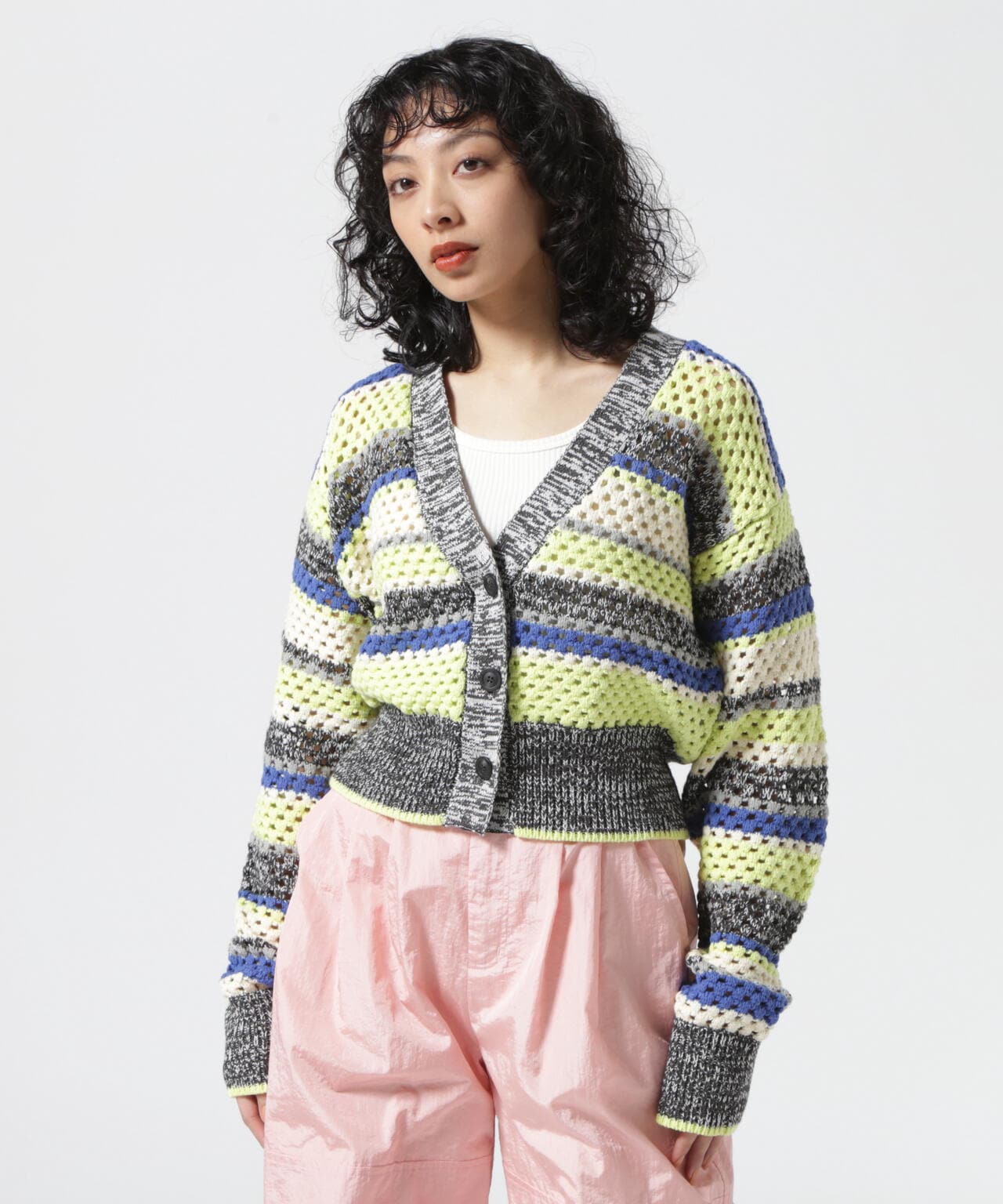 MAISON SPECIAL/メゾンスペシャル/Multi Border Cardigan | ROYAL