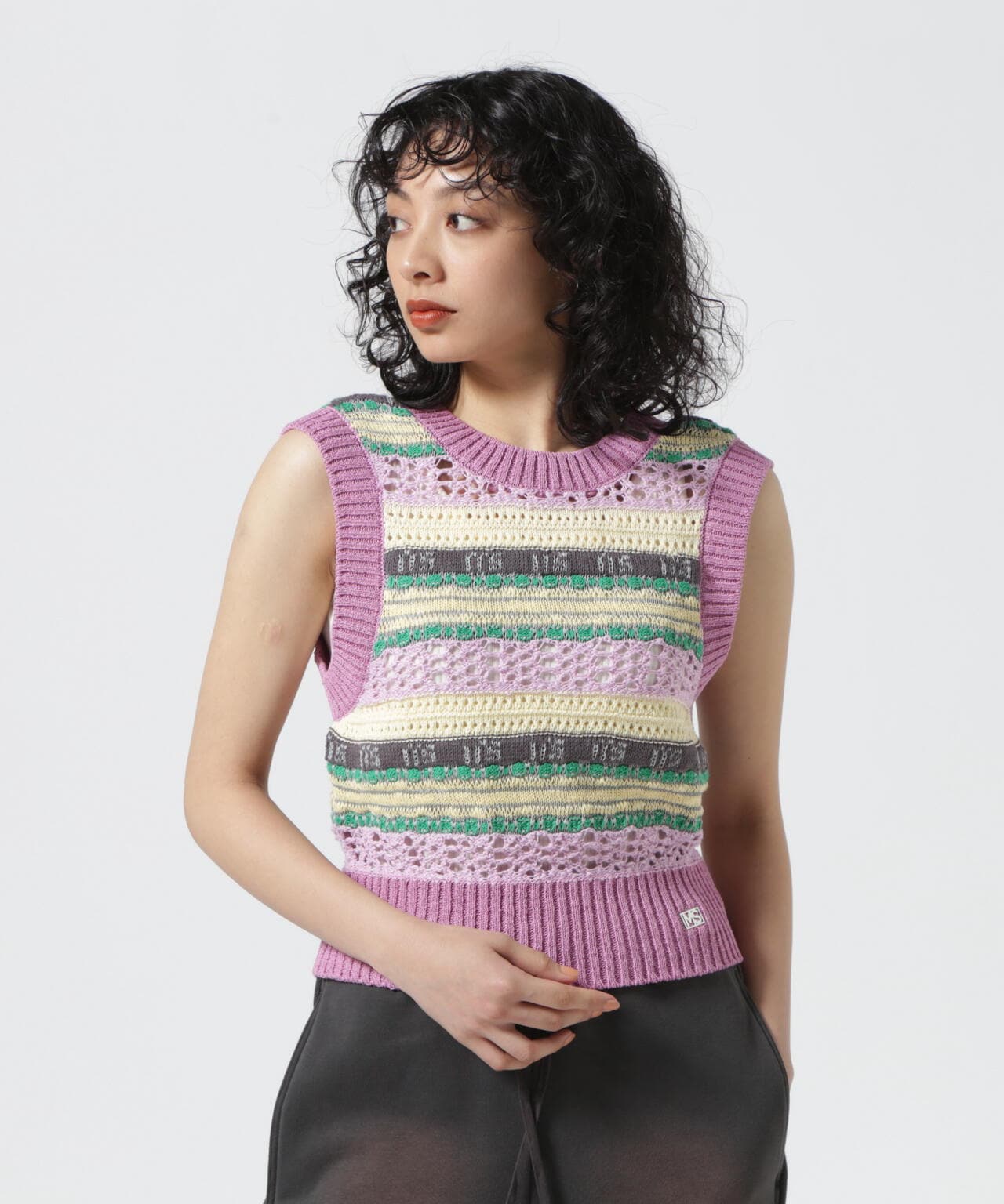 MAISON SPECIAL/メゾンスペシャル/Multicolor Knit Vest | ROYAL FLASH