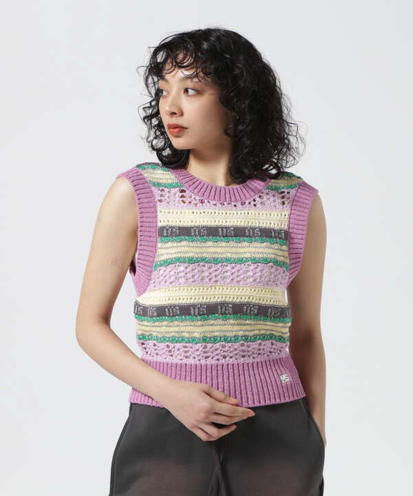 MAISON SPECIAL/メゾンスペシャル/Multicolor Knit Vest