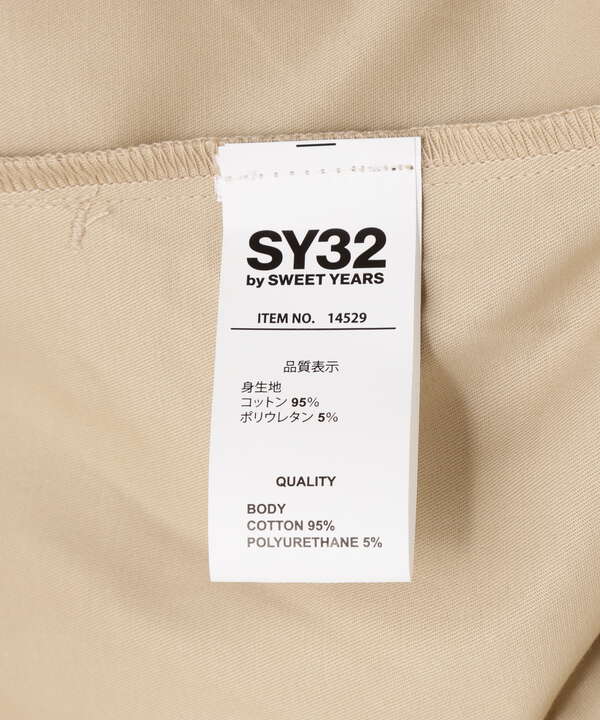 SY32 by SWEETYEARS/COTTON WIDE PANTS