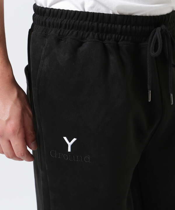 Ground Y×NEWERA/グラウンド ワイ/SUEDE PANTS GY LOGO