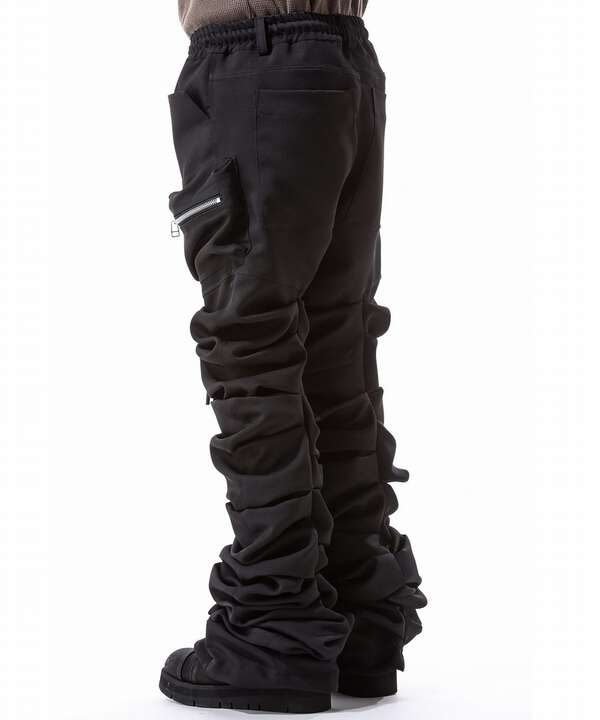 A.F ARTEFACT/Twill Monster Tuck Flare Baggy Pants