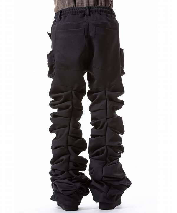 A.F ARTEFACT/Twill Monster Tuck Flare Baggy Pants