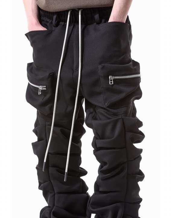 A.F ARTEFACT/Twill Monster Tuck Flare Baggy Pants