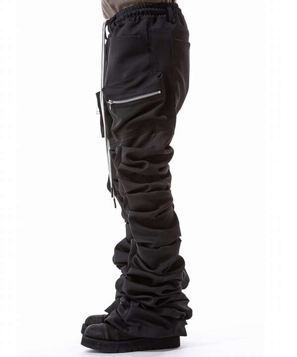 A.F ARTEFACT/Twill Monster Tuck Flare Baggy Pants