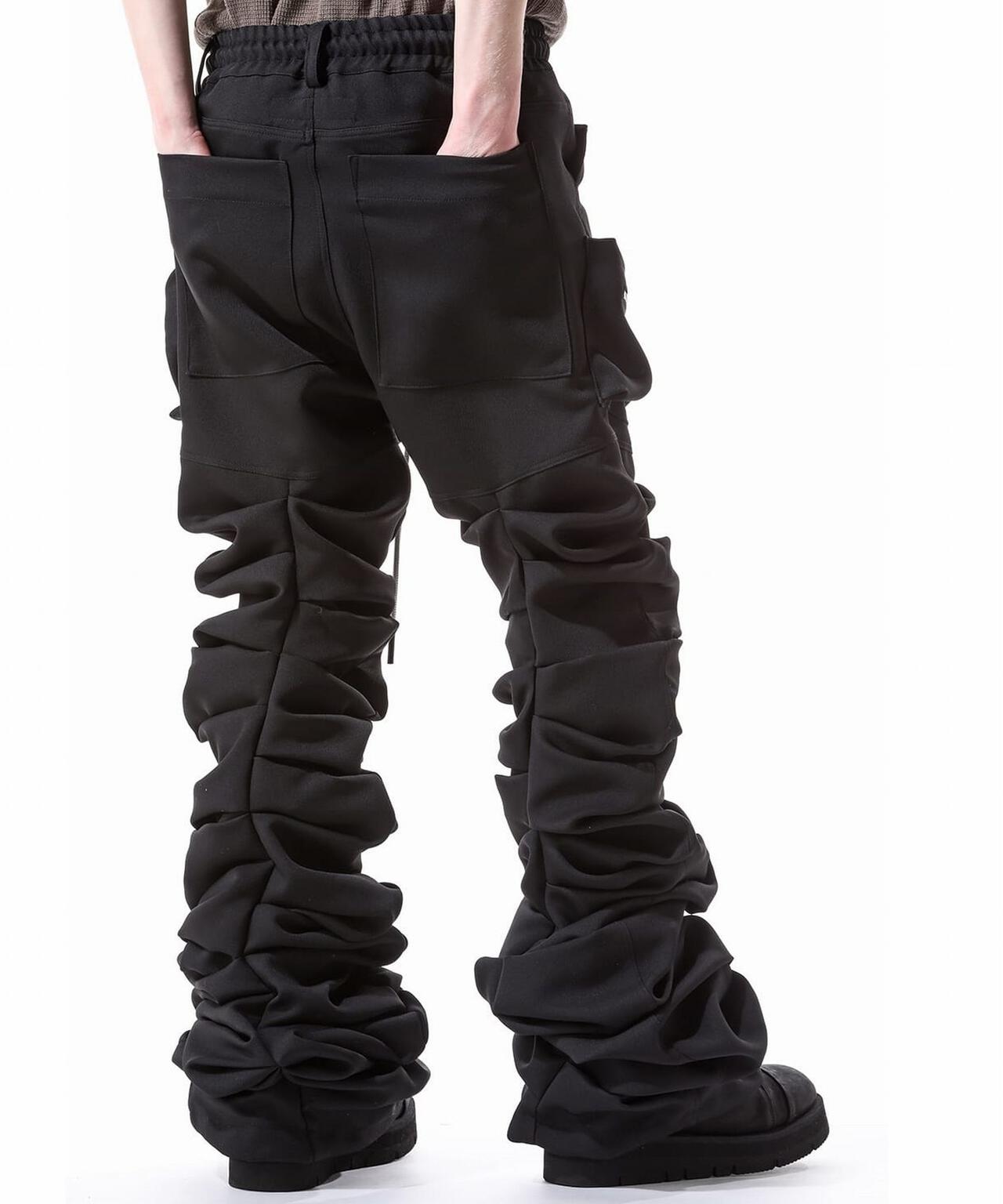 A.F ARTEFACT/Twill Monster Tuck Flare Baggy Pants