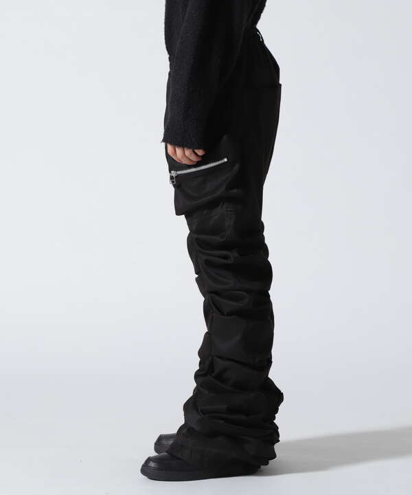 A.F ARTEFACT/Twill Monster Tuck Flare Baggy Pants