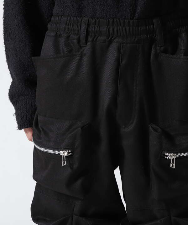 A.F ARTEFACT/Twill Monster Tuck Flare Baggy Pants