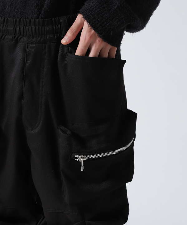 A.F ARTEFACT/Twill Monster Tuck Flare Baggy Pants