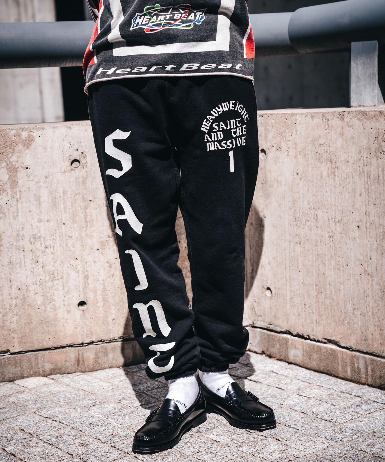 SAINT MICHAEL/セントマイケル/SWEAT PANTS/IT’S SAINT/BLACK