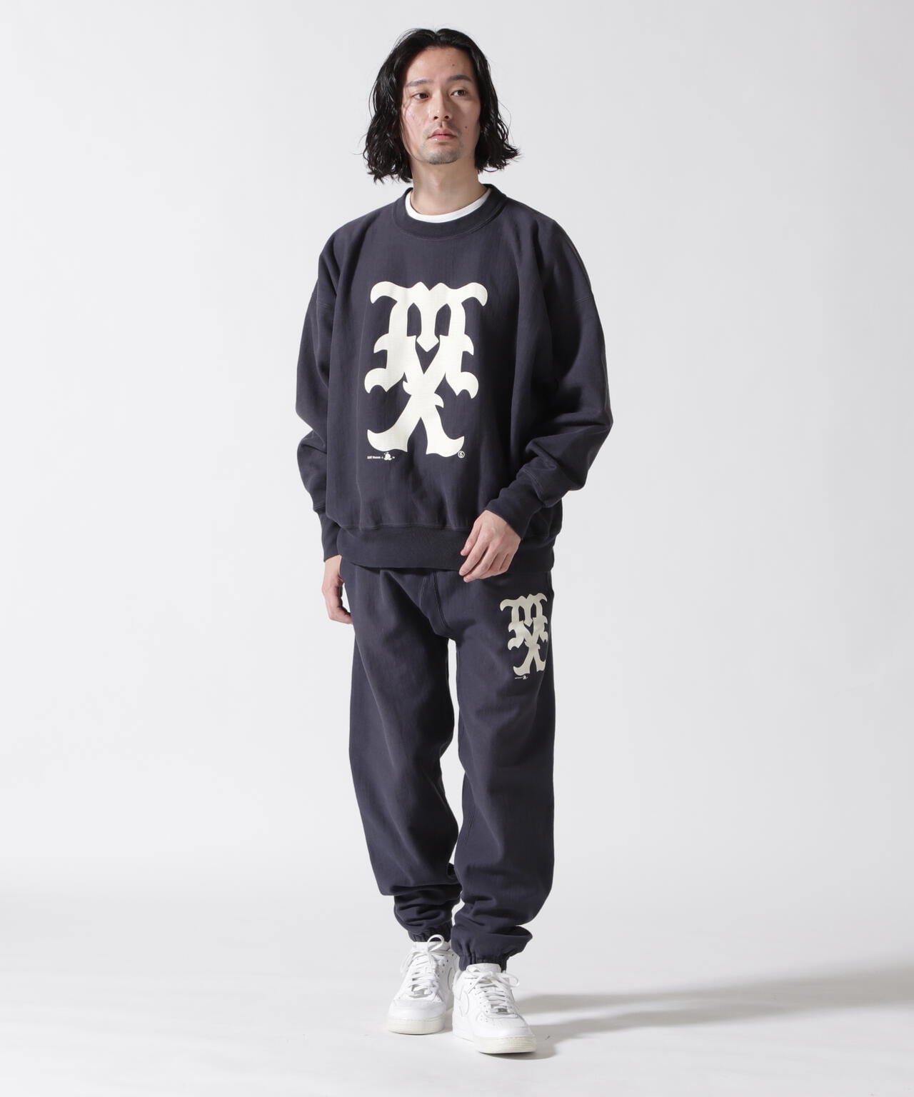 SAINT MICHAEL/セントマイケル/SWEAT PANTS/MX/NAVY