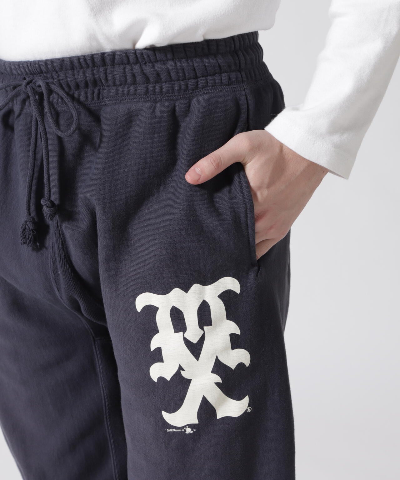 SAINT MICHAEL/セントマイケル/SWEAT PANTS/MX/NAVY