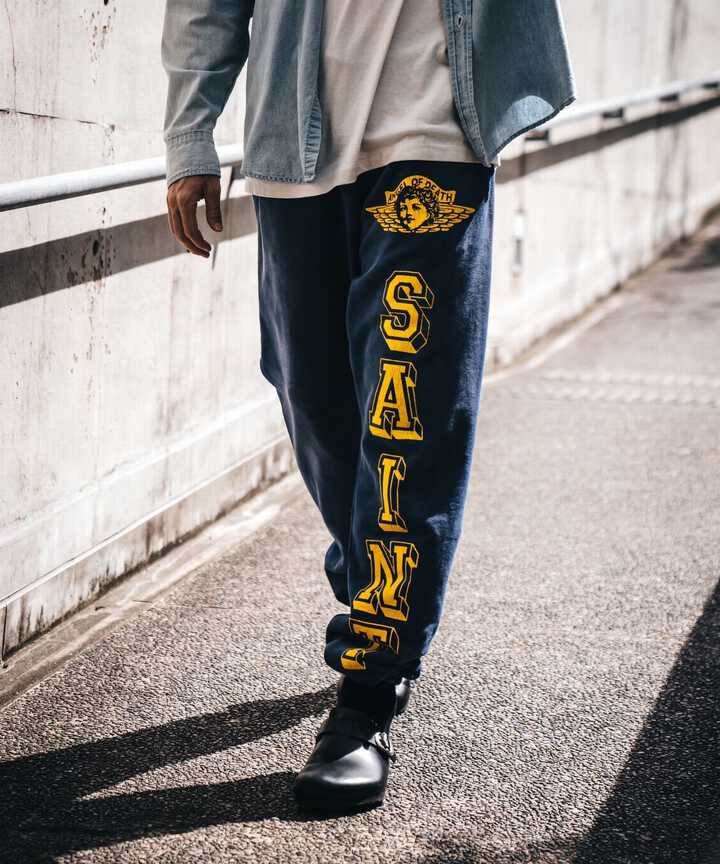 SAINT MICHAEL/セントマイケル/SWEAT PANTS/ANGEL/NAVY | ROYAL FLASH ( ロイヤルフラッシュ ) |  US ONLINE STORE（US オンラインストア）