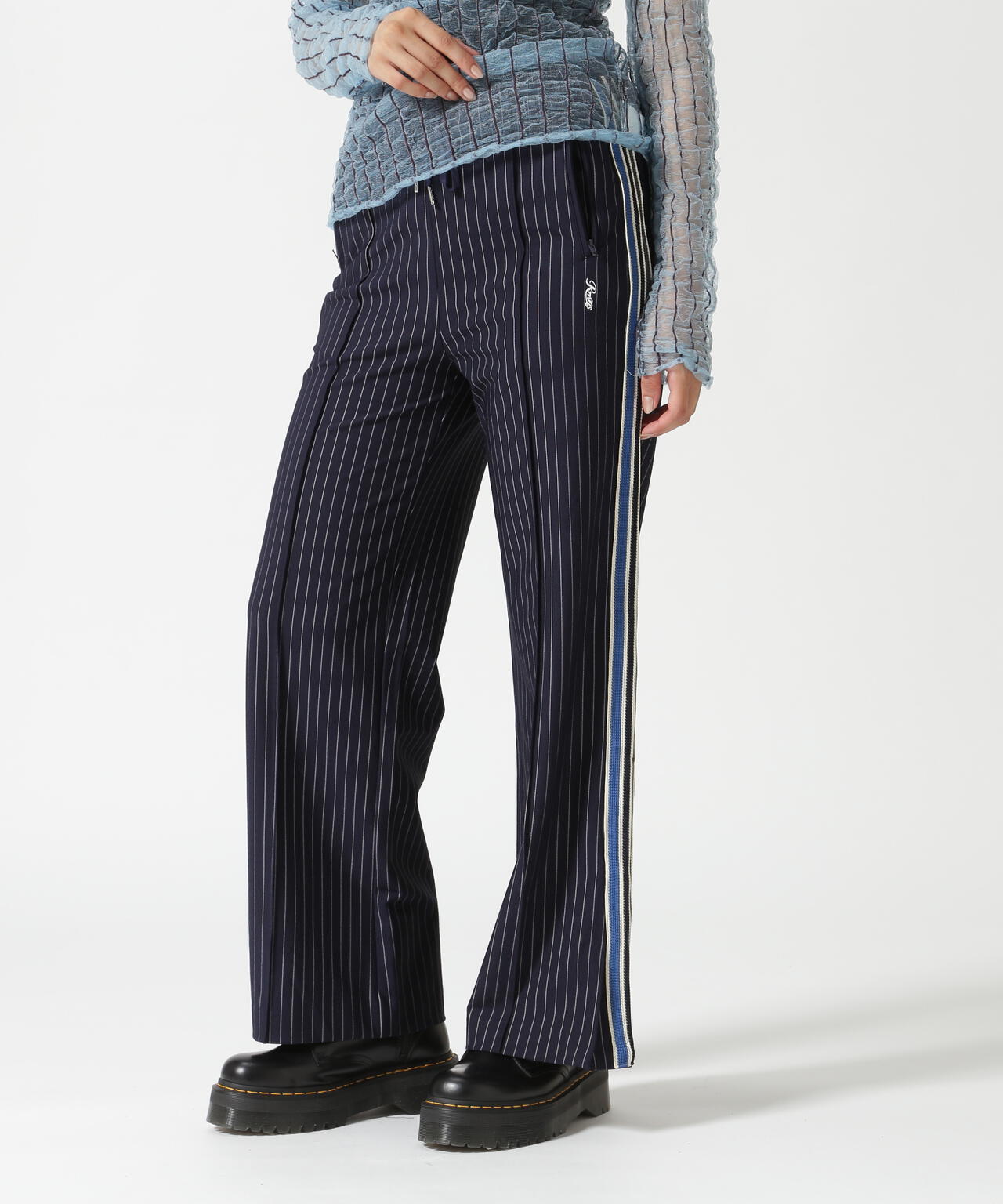 MAISON SPECIAL/Side Line Jersey Straight Pants