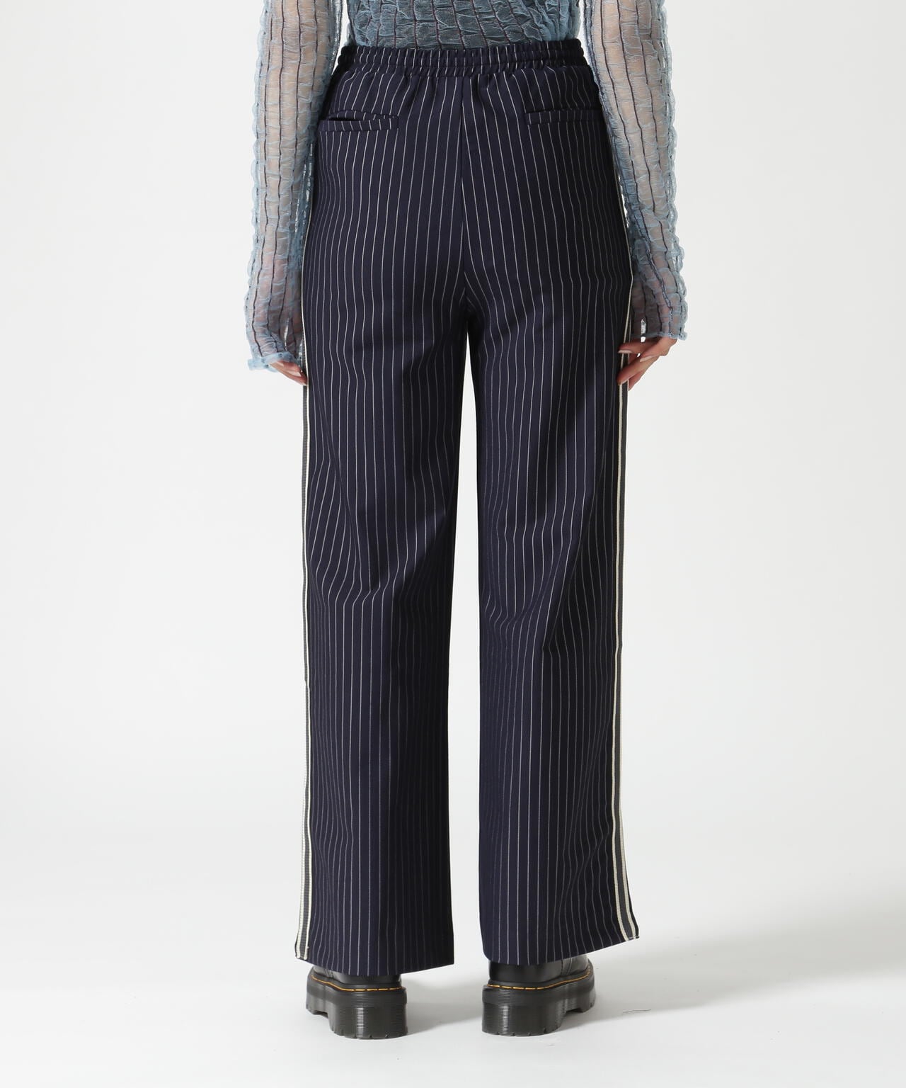 MAISON SPECIAL/Side Line Jersey Straight Pants