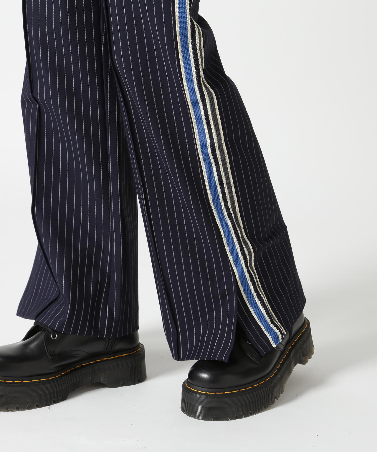 MAISON SPECIAL/Side Line Jersey Straight Pants