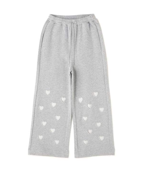 MAISON SPECIAL/Many Heart Cutouts Sweatpants