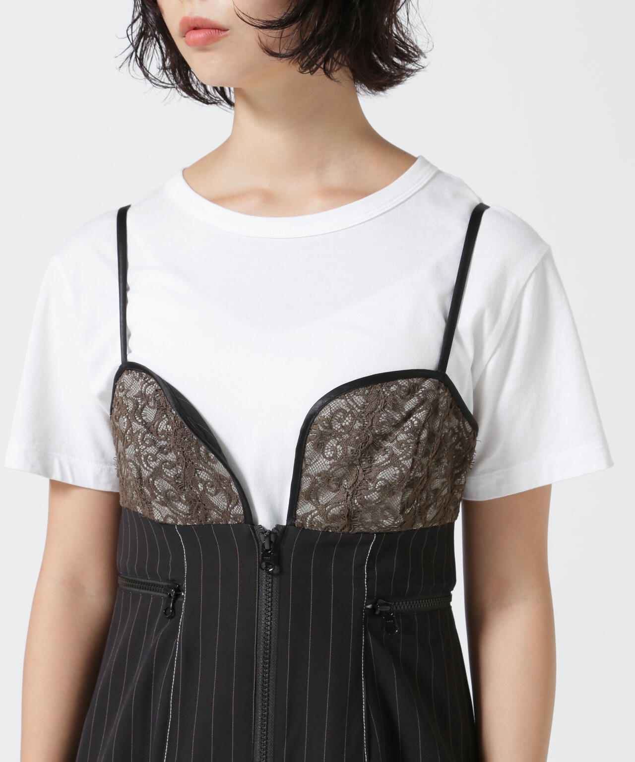 AULA AILA/アウラアイラ/LACE BRA TOP JUMPER SKIRT | ROYAL FLASH  