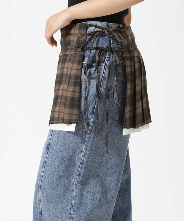 MAISON SPECIAL/メゾンスペシャル/Pleats Wrap Mini Skirt