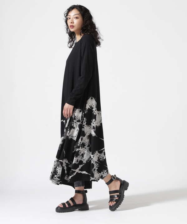 KMRii/ケムリ/Cross ×Magnolia AsymmeMaxi ONE PIECE