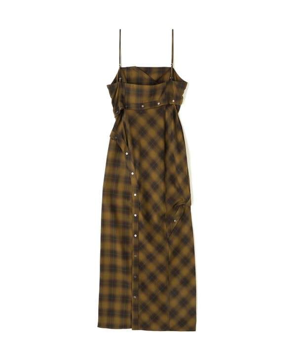 MAISON SPECIAL/Checkered Camisole Maxidresses