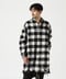 A.F ARTEFACT/Damage CheckPattern LongShirts